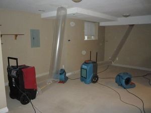 Water Damage Hutchins Vacuuming Attic