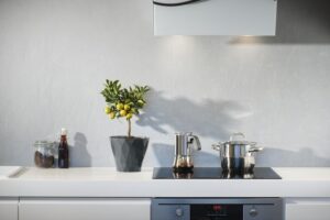 Modern Kitchen without fire damage