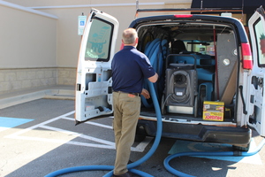 911 Restoration Sewage Restoration Van